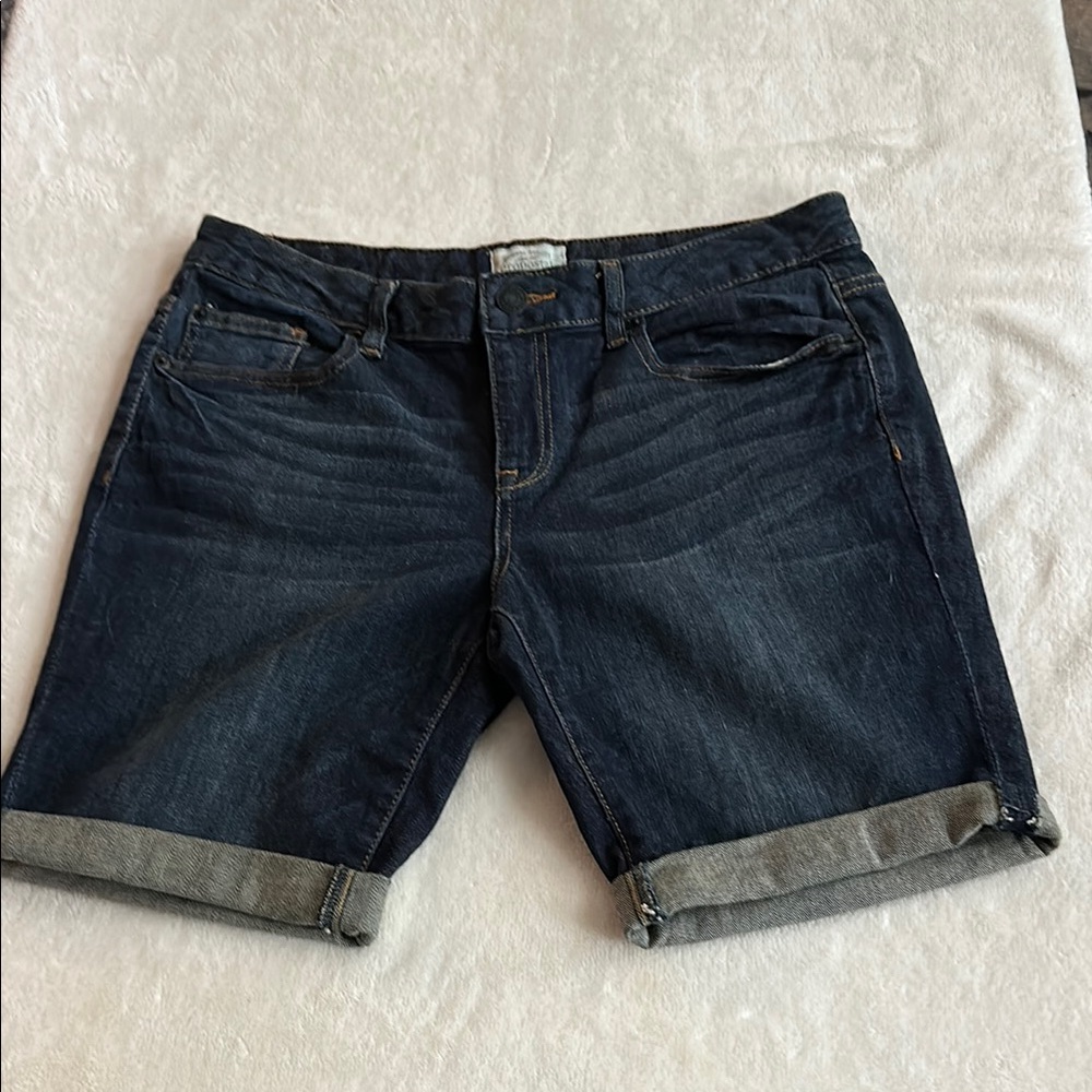 Aeropostale Dark Blue Denim Bermuda Shorts size 11/12